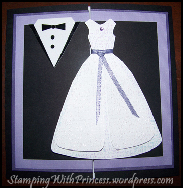 Elegant Purple Wedding Invitation As you can see here Nici's wedding colors