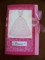 Princess Party Notepad Front